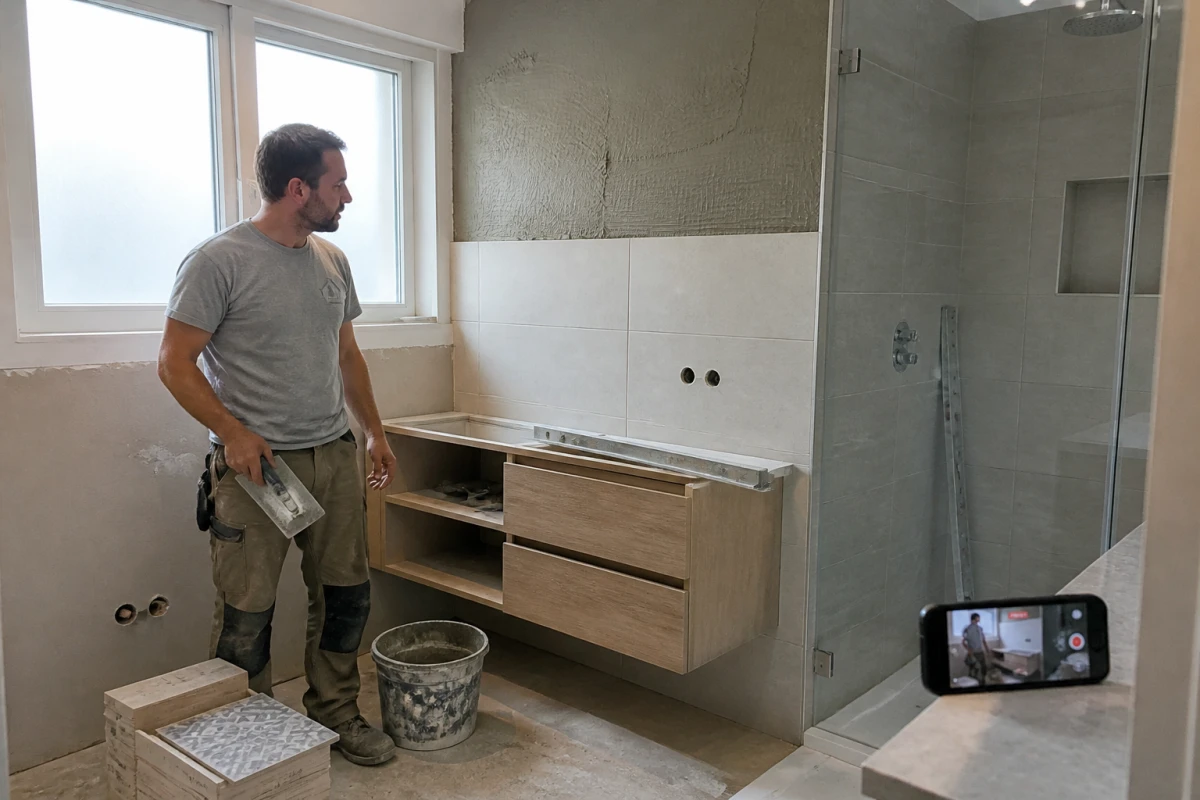 Rénovation salle de bain Drefféac